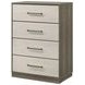 Fenwick Gray Oak And Almond 4 Drawer Chest