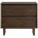 Glenwood Warm Brown 2 Drawer Nightstand