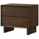 Glenwood Warm Brown 2 Drawer Nightstand