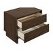 Glenwood Warm Brown 2 Drawer Nightstand