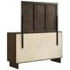 Glenwood Warm Brown 6 Drawer Dresser With Mirror