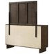 Glenwood Warm Brown 6 Drawer Dresser With Mirror
