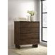 Glenwood Warm Brown 4 Drawer Chest
