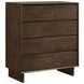Glenwood Warm Brown 4 Drawer Chest
