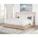 Kailani Beige Oak California King Upholstered Platform Bed