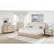 Kailani Beige Oak California King Upholstered Platform Bed