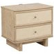 Kailani Beige Oak 2 Drawer Nightstand