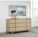 Kailani Beige Oak 9 Drawer Dresser