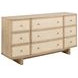 Kailani Beige Oak 9 Drawer Dresser