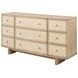 Kailani Beige Oak 9 Drawer Dresser