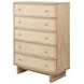 Kailani Beige Oak 5 Drawer Chest
