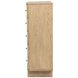 Kailani Beige Oak 5 Drawer Chest