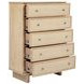 Kailani Beige Oak 5 Drawer Chest