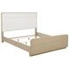 Ladera Light Elm King Upholstered Panel Bed