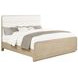 Ladera Light Elm King Upholstered Panel Bed