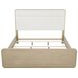 Ladera Light Elm King Upholstered Panel Bed