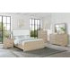 Ladera Light Elm and Cream California King Panel Bed
