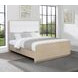Ladera Light Elm Queen Upholstered Panel Bed