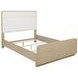 Ladera Light Elm Queen Upholstered Panel Bed