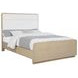 Ladera Light Elm Queen Upholstered Panel Bed
