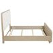 Ladera Light Elm Queen Upholstered Panel Bed