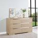 Ladera Light Elm 6 Drawer Dresser