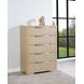 Ladera Light Elm 5 Drawer Chest