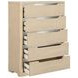 Ladera Light Elm 5 Drawer Chest