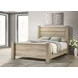 Oakglen Weathered Oak California King Panel Bed