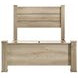 Oakglen Weathered Oak California King Panel Bed