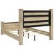 Oakglen Weathered Oak California King Panel Bed