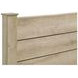 Oakglen Weathered Oak California King Panel Bed