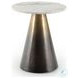 Armon Ombre Antique Brass End Table