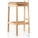Tex Natural Leather Bar Stool