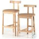 Tex Natural Rosa Morada Counter Height Stool