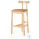 Tex Natural Leather Bar Stool