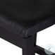 Tex Black Leather Counter Height Stool