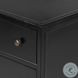 Belmont Black Large Storage 3 Drawer Nightstand