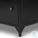 Belmont Black Large Storage 3 Drawer Nightstand