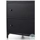 Belmont Black Large Storage 3 Drawer Nightstand