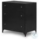 Belmont Black Large Storage 3 Drawer Nightstand