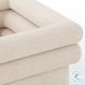 Evie Hampton Cream Performance Fabric Swivel Chair