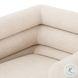 Evie Hampton Cream Performance Fabric Swivel Chair