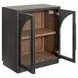 Archway Charcoal 2 Glass Door Accent Cabinet