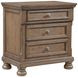 Bethel Wire Brushed Antique Brown Storage Platform Bedroom Set