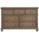 Bethel Wire Brushed Antique Brown Storage Platform Bedroom Set