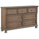 Bethel Wire Brushed Antique Brown Storage Platform Bedroom Set