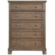 Bethel Wire Brushed Antique Brown Storage Platform Bedroom Set