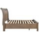Bethel Wire Brushed Antique Brown California King Storage Platform Bed