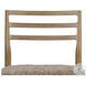 Glenmore Smoked Oak and Taupe Shearling Counter Height Stool